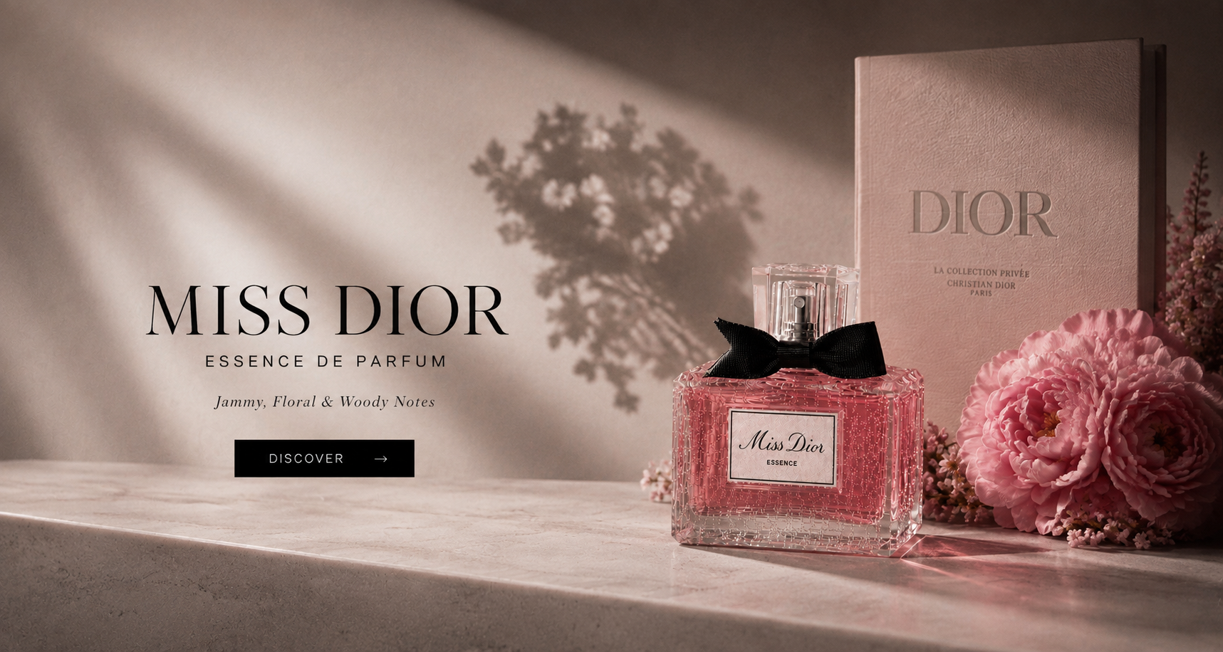MISS DIOR ESSENCE DE PARFUM — Jammy, Floral & Woody Notes